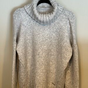 Michael Kors Light Gray Turtleneck Sweater